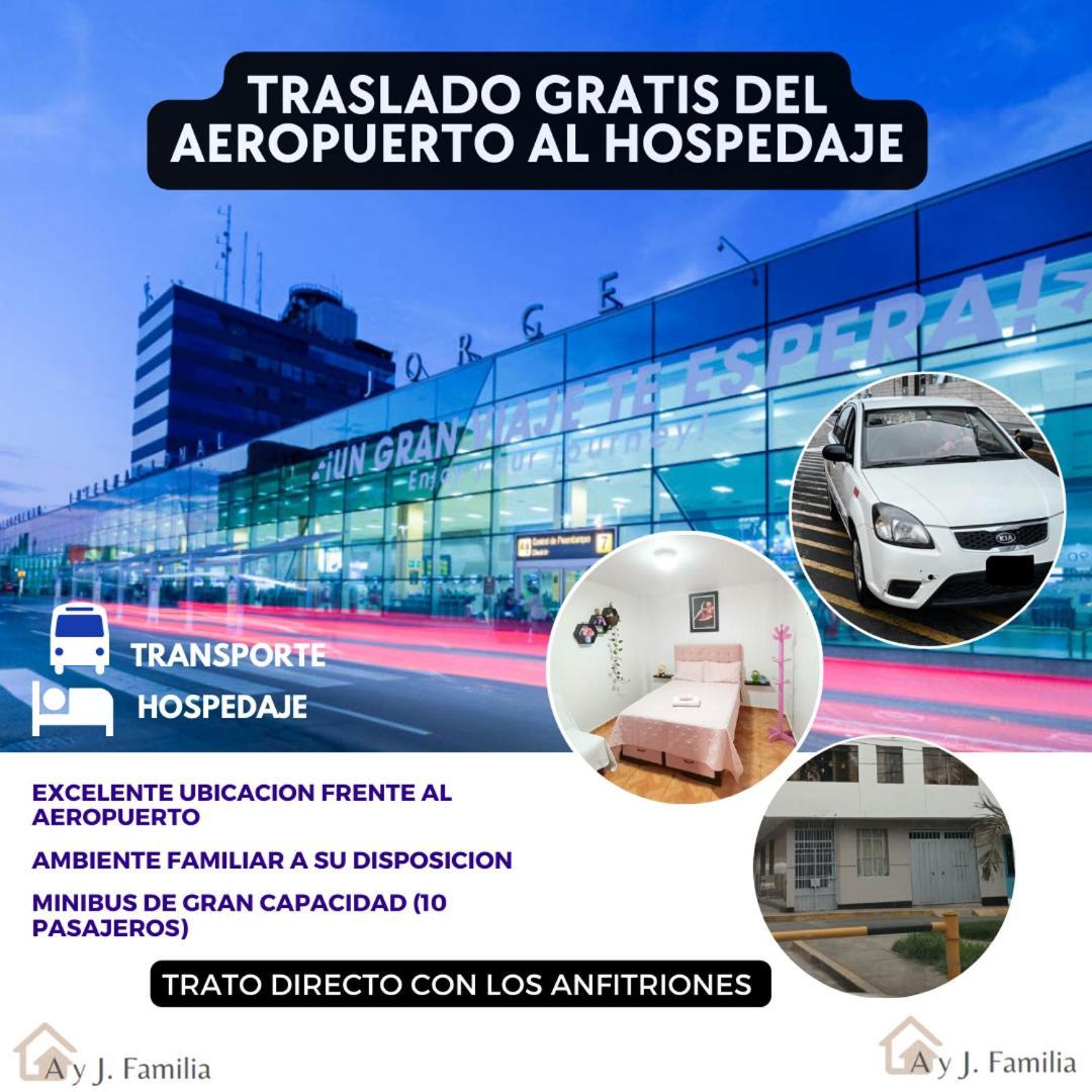Right Across From The Airport - Free Shuttle - A Y J Familia Διαμέρισμα Λίμα Εξωτερικό φωτογραφία